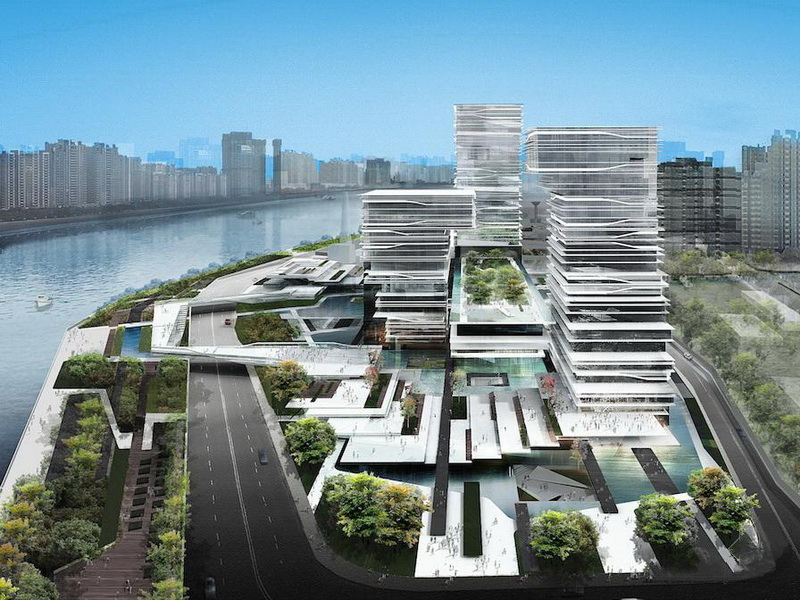 Nouveau b?timent du Guangzhou Daily